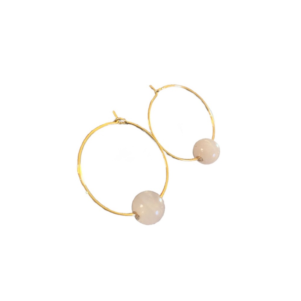 Rose Quartz Earrings